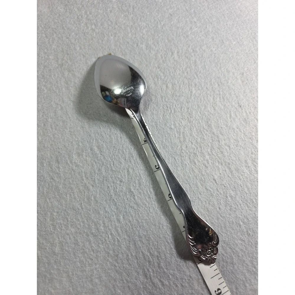 1 NORMANDY Serving Spoon Stainless Flatware Japan- 8 1/8